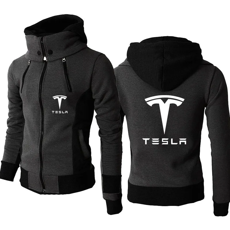 2021 New Hooded jacket top Tesla car logo print Casual Male Jackets 100% cotton Solid color Men coat Business Casual style
2021 New Hooded jacket top Tesla car logo print Casual Male Jackets 100% cotton Solid color Men coat Business Casual style