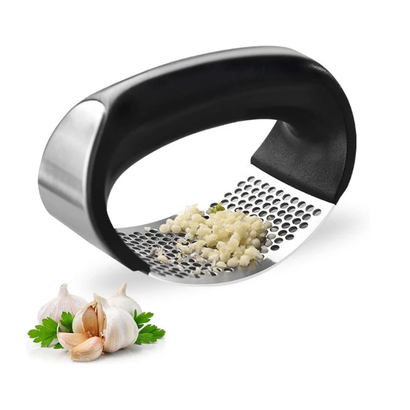 1pc Stainless Steel Garlic Press Manual Garlic Mincer Chopping Grinding Garlic Curve Fruit Vegetable Kitchen Accessories Tools
1pc Stainless Steel Garlic Press Manual Garlic Mincer Chopping Grinding Garlic Curve Fruit Vegetable Kitchen Accessories Tools