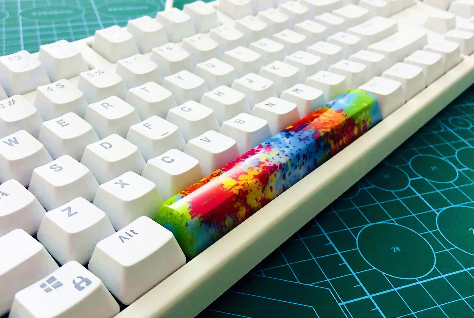 6.25X Handmade Colourful Painting Keycaps OEM Height for MX Mechanical Keyboard
6.25X Handmade Colourful Painting Keycaps OEM Height for MX Mechanical Keyboard