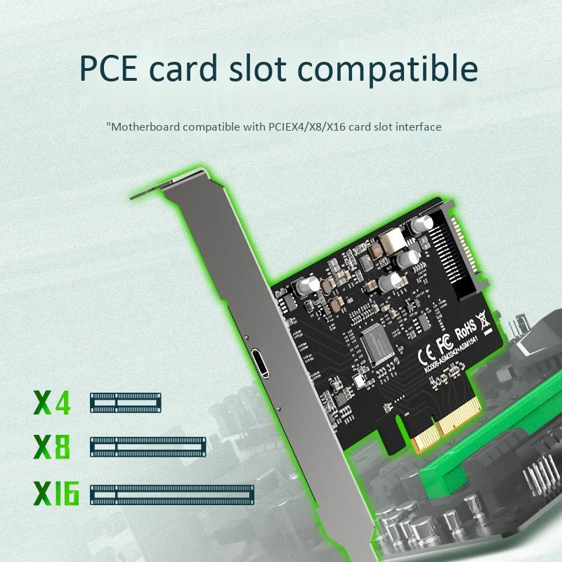 MAIWO KC008 PCIE X4 to USB3.2 Desktop Computer High-Speed Independent Power Supply Adapter Card Expansion Card
MAIWO KC008 PCIE X4 to USB3.2 Desktop Computer High-Speed Independent Power Supply Adapter Card Expansion Card