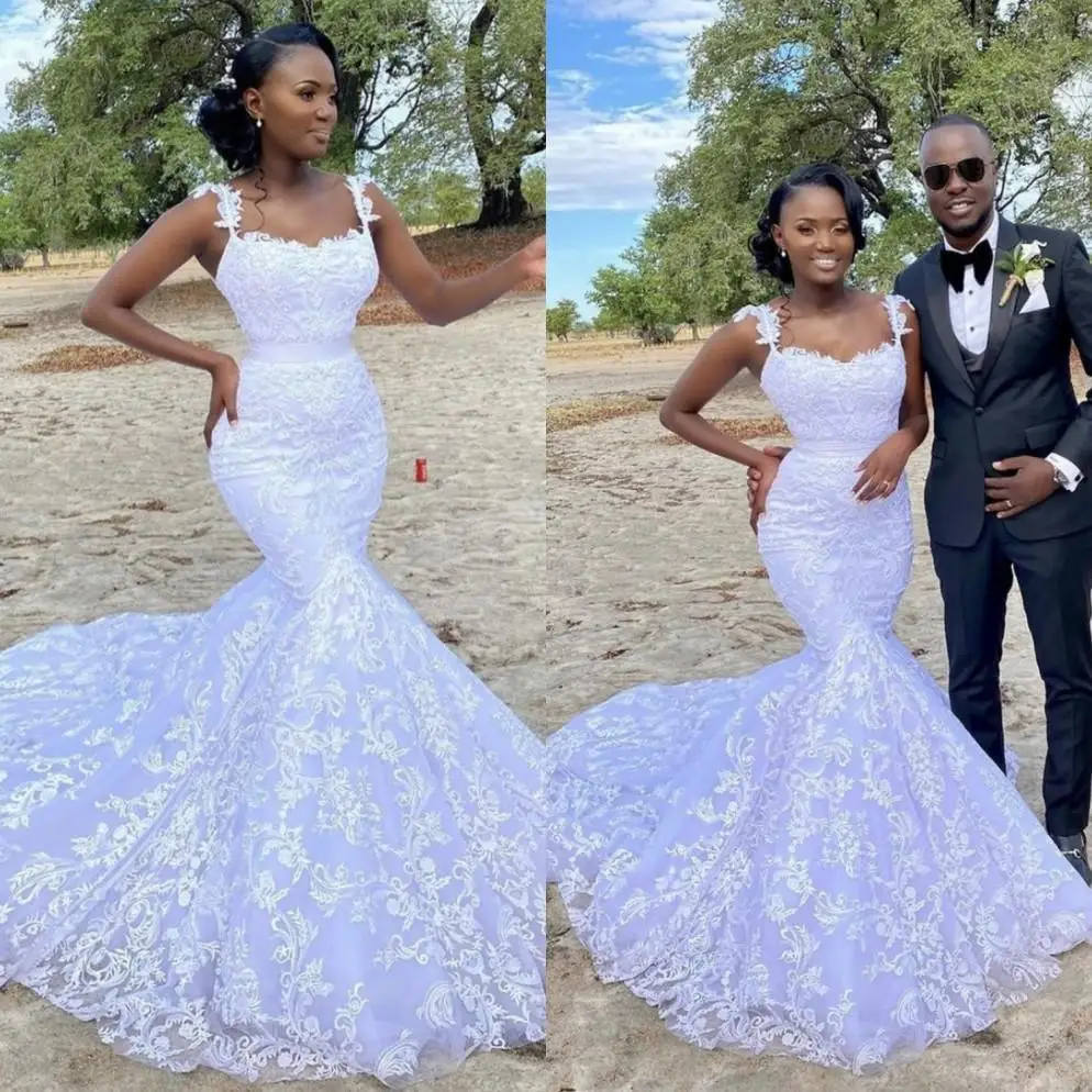 African Sexy Mermaid Wedding Dresses Lace Trumpet Bridal Gowns Beach Plus Size Wedding Dress Boho
African Sexy Mermaid Wedding Dresses Lace Trumpet Bridal Gowns Beach Plus Size Wedding Dress Boho