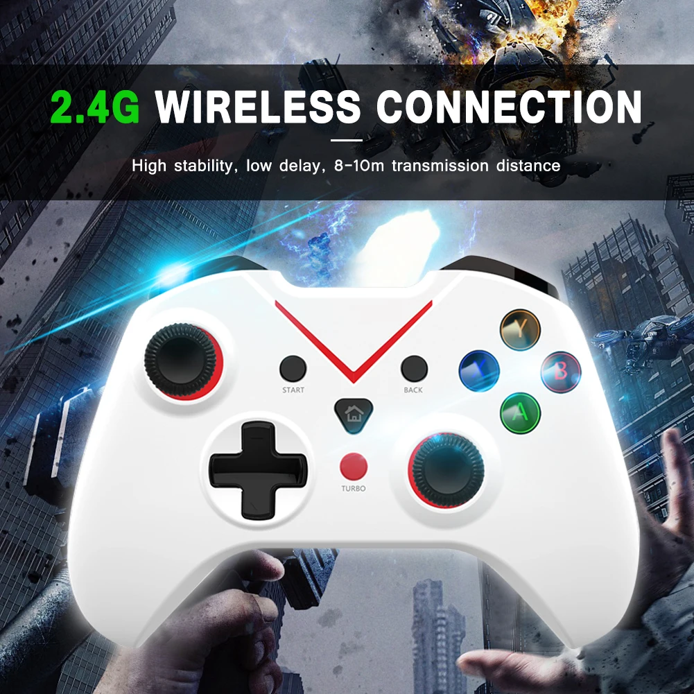Беспроводной игровой контроллер, совместимый с Bluetooth, геймпад 2,4G для Xbox One X-Series X PS3, игровая консоль, аксессуары для геймпада
Беспроводной игровой контроллер, совместимый с Bluetooth, геймпад 2,4G для Xbox One X-Series X PS3, игровая консоль, аксессуары для геймпада