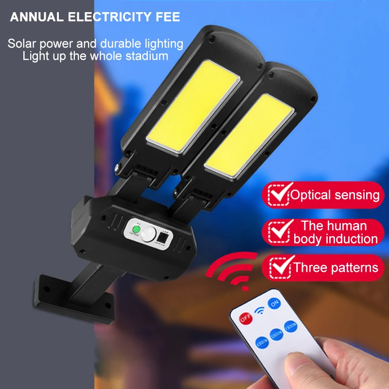 Outdoor Solar Lamp Solar Street Lights With 3 Light Mode Solar LED Motion Sensor Night Light Super Bright Solar Waterproof Light
Outdoor Solar Lamp Solar Street Lights With 3 Light Mode Solar LED Motion Sensor Night Light Super Bright Solar Waterproof Light