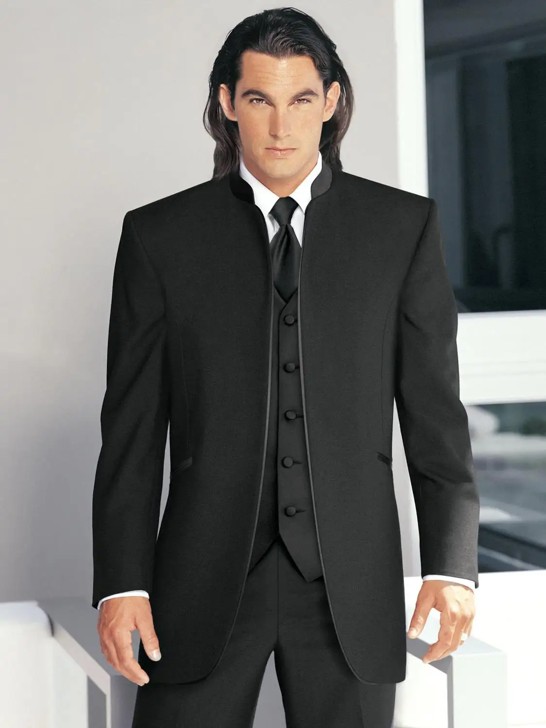 2022 New Black Men Suits Set Wedding Tuxedos Costume Homme Terno Masculino Men Clothing Custom Made 3PCS(Jacket+Pants+Vest)
2022 New Black Men Suits Set Wedding Tuxedos Costume Homme Terno Masculino Men Clothing Custom Made 3PCS(Jacket+Pants+Vest)