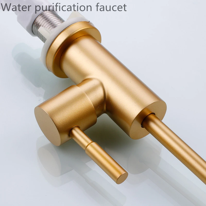 Nordic Golden Stainless Steel Water Purifier Faucet Water Purifier Tap Household Stainless Steel Single Hole Cold Water Faucet
Nordic Golden Stainless Steel Water Purifier Faucet Water Purifier Tap Household Stainless Steel Single Hole Cold Water Faucet