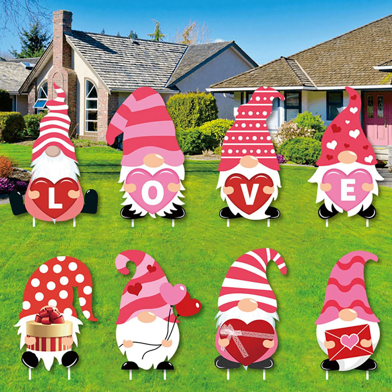 Yard Signs Kit Waterproof Love Valentines Yard Sign for Home Garden Holiday Party Ornaments Lawn Decorations
Yard Signs Kit Waterproof Love Valentines Yard Sign for Home Garden Holiday Party Ornaments Lawn Decorations