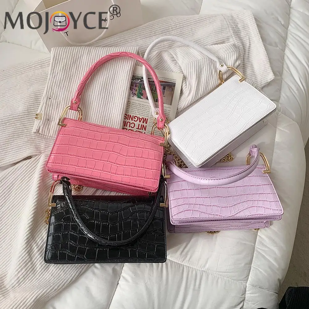 Casual PU Leather Chain Handbags Fashion Women Alligator Pattern Shoulder Underarm Purse All-match Zipper Messenger Tote Bag
Casual PU Leather Chain Handbags Fashion Women Alligator Pattern Shoulder Underarm Purse All-match Zipper Messenger Tote Bag