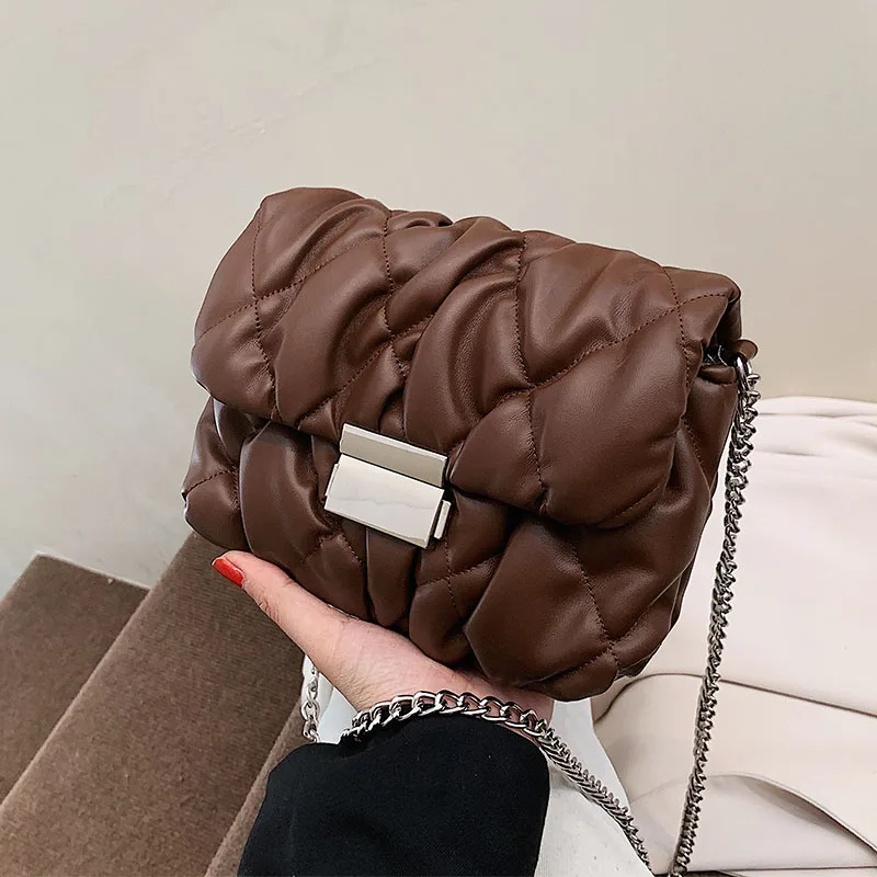 Folds Mini Cute Solid Color Small PU Leather Crossbody Shoulder Bags for Women 2021 Simple Chain Handbags and Purses Female
Folds Mini Cute Solid Color Small PU Leather Crossbody Shoulder Bags for Women 2021 Simple Chain Handbags and Purses Female
