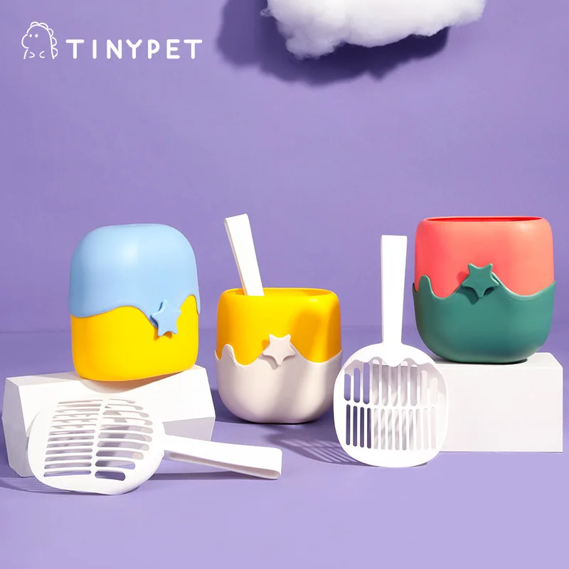 Cat Litter Scoop Combination Ice Cream Shovel Shit Set Cat Toilet Pet Cleaning Supplies Scooper Box
Cat Litter Scoop Combination Ice Cream Shovel Shit Set Cat Toilet Pet Cleaning Supplies Scooper Box