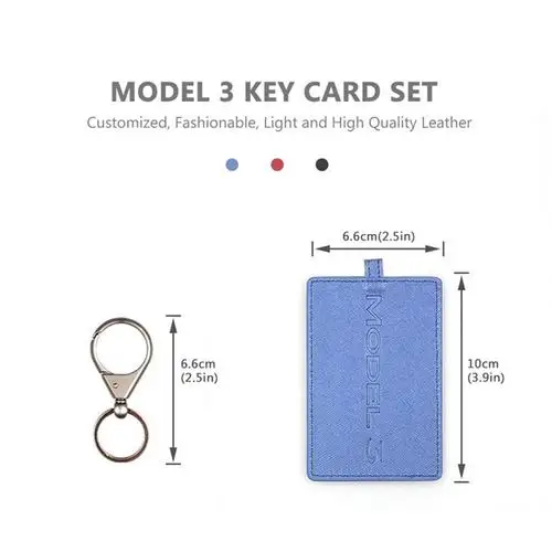U-disk кожаный чехол для ключей Φ защитный Tesla Model 3 автомобильного брелка зажим