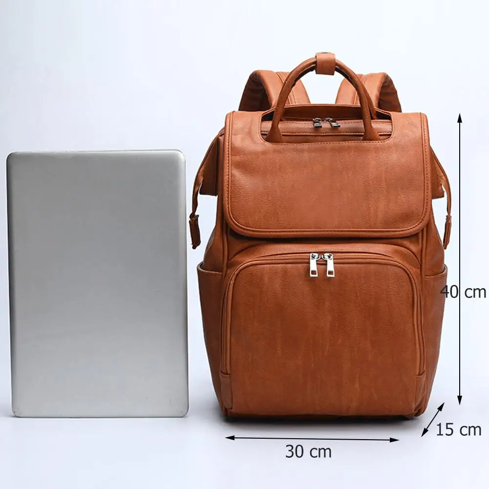 Trendy Maternity Bag PU Leather High-quality Convenient High-capacity Backpacks Baby Diaper Changing Pad Stroller Rucksack
Trendy Maternity Bag PU Leather High-quality Convenient High-capacity Backpacks Baby Diaper Changing Pad Stroller Rucksack