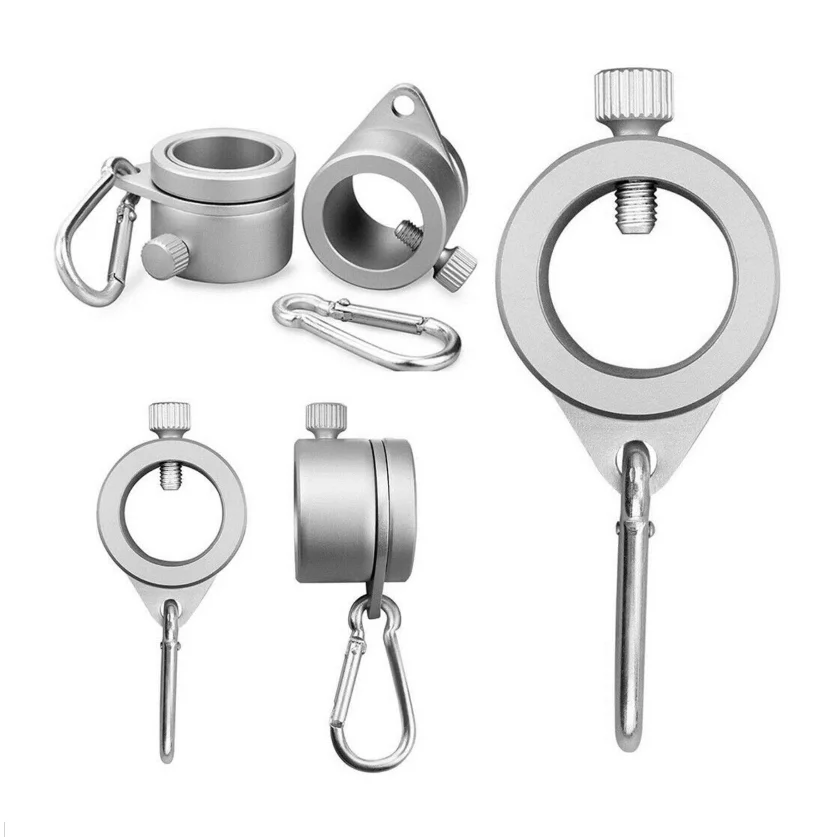 Aluminum Alloy Flag Pole Rings 360 Degree Rotating Flagpole Flag Mounting Ring Kit with Carabiner for 0.75-1.02Inch Flagpole
Aluminum Alloy Flag Pole Rings 360 Degree Rotating Flagpole Flag Mounting Ring Kit with Carabiner for 0.75-1.02Inch Flagpole