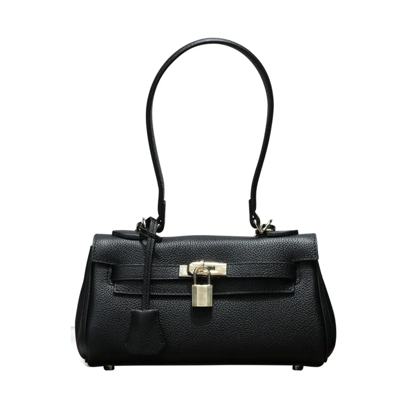 Large capacity underarm women's Kelly bag 2021 new niche design shoulder portable leather handbag
Large capacity underarm women's Kelly bag 2021 new niche design shoulder portable leather handbag