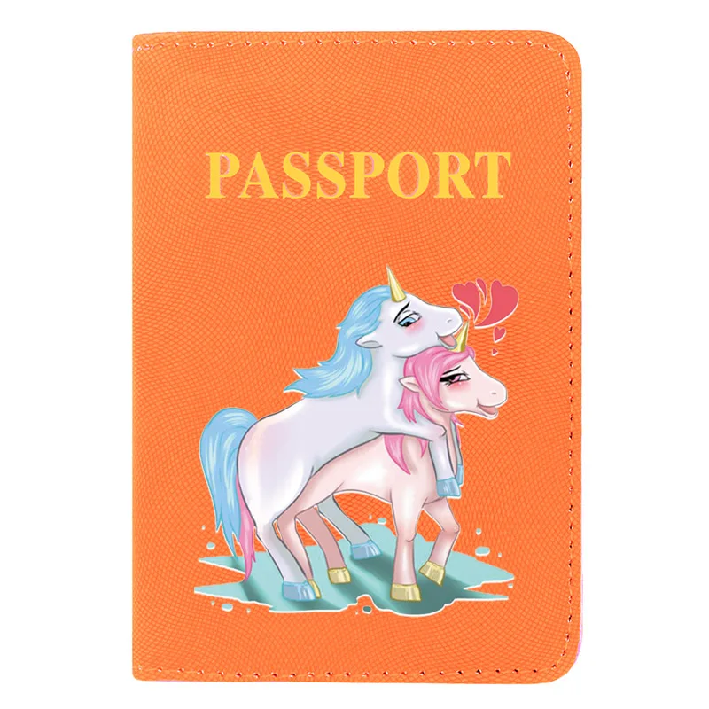 Fashion Funny Unicorn Couple Design Printing Women Men Passport Cover Leather Travel ID Credit Card Holder Pocket Wallet Bags
Fashion Funny Unicorn Couple Design Printing Women Men Passport Cover Leather Travel ID Credit Card Holder Pocket Wallet Bags