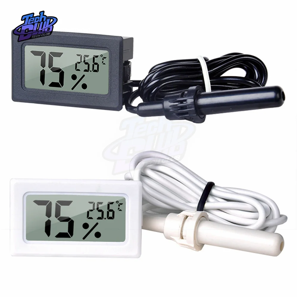 Mini Digital FY-12 Humidity Meter Thermometer Hygrometer Sensor Gauge LCD Temperature Refrigerator Aquarium Monitoring Display
Mini Digital FY-12 Humidity Meter Thermometer Hygrometer Sensor Gauge LCD Temperature Refrigerator Aquarium Monitoring Display