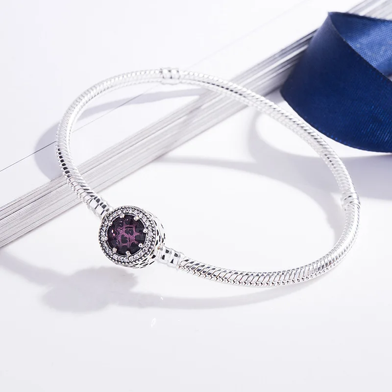 Original 925 Sterling Silver Openwork Radiant Hearts With Purple Crystal pandora Bracelet Bangle Fit Women Bead Charm Jewelry
Original 925 Sterling Silver Openwork Radiant Hearts With Purple Crystal pandora Bracelet Bangle Fit Women Bead Charm Jewelry