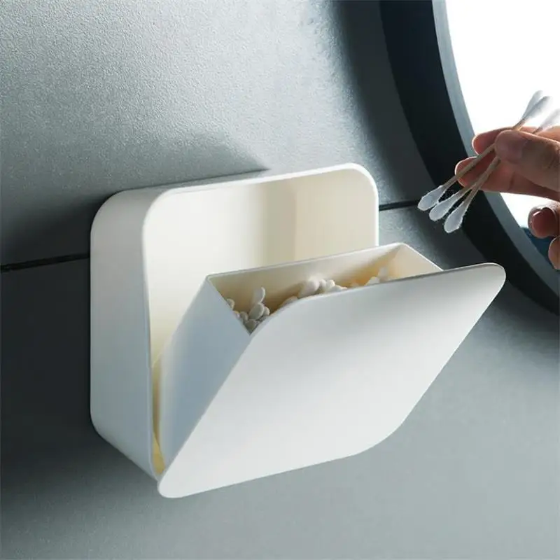 Plastic Creative Portable Cotton Swab Box Cosmetic Cotton Receptacle Wall Mounted Storage Box Cute Personalized Storage Tank
Plastic Creative Portable Cotton Swab Box Cosmetic Cotton Receptacle Wall Mounted Storage Box Cute Personalized Storage Tank