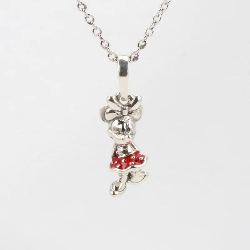 Hot S925 Sterling Silver Ni Red Dress Pendant Simple And Versatile Diy Cute Minnie
Hot S925 Sterling Silver Ni Red Dress Pendant Simple And Versatile Diy Cute Minnie