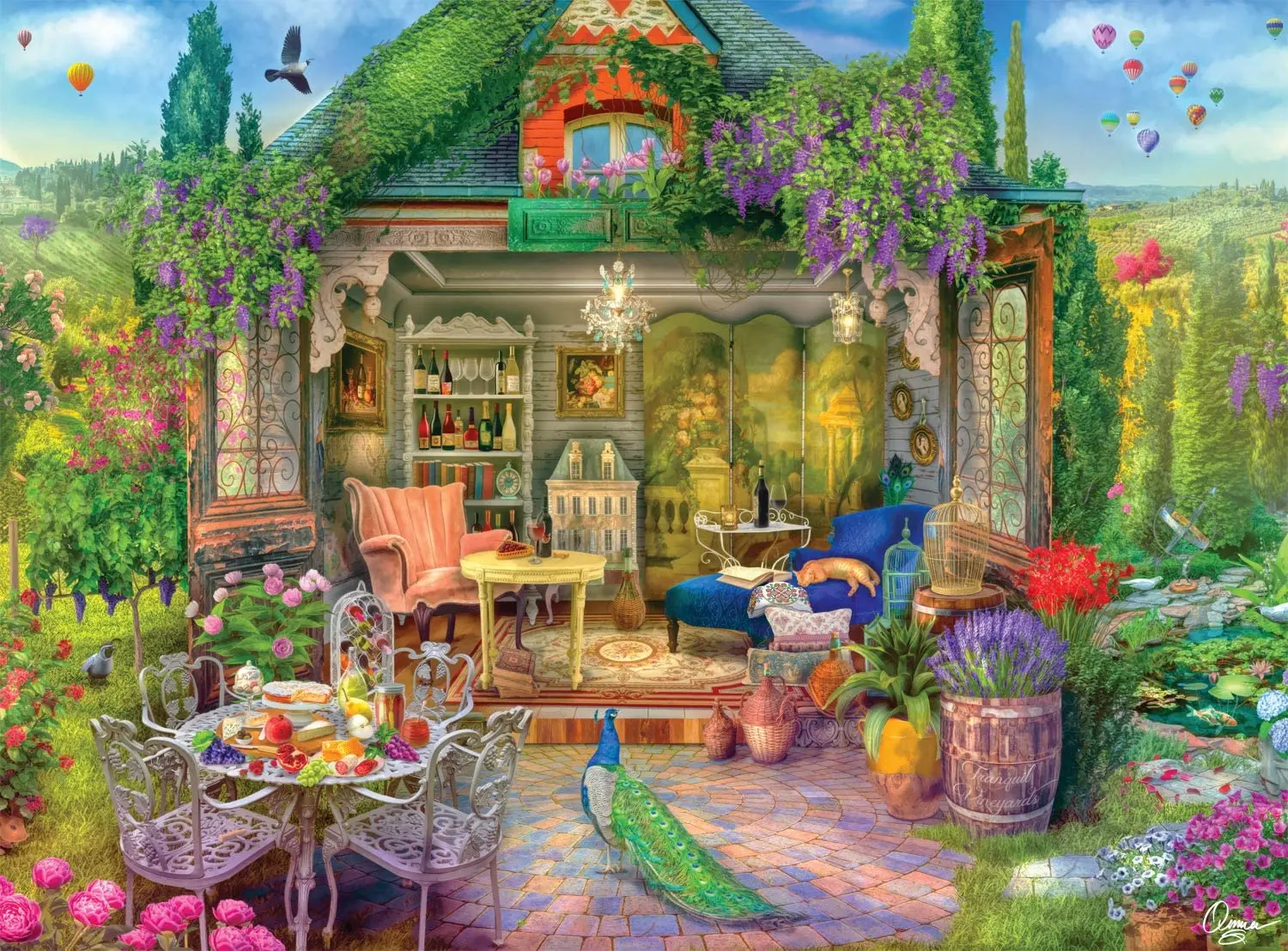 Aimee Stewart - Wine Country Escape - 1000 Piece Jigsaw Puzzle Homeschool Supplies Educational Wooden Toys Educational Toys
Aimee Stewart - Wine Country Escape - 1000 Piece Jigsaw Puzzle Homeschool Supplies Educational Wooden Toys Educational Toys