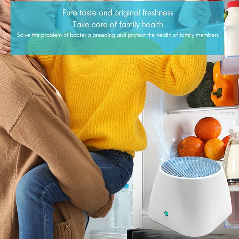 Home Portable Mini Air Purifier USB Power Ozone Generator Fridge Food Shelf Life Extender & Fridge Odor Eliminator
Home Portable Mini Air Purifier USB Power Ozone Generator Fridge Food Shelf Life Extender & Fridge Odor Eliminator