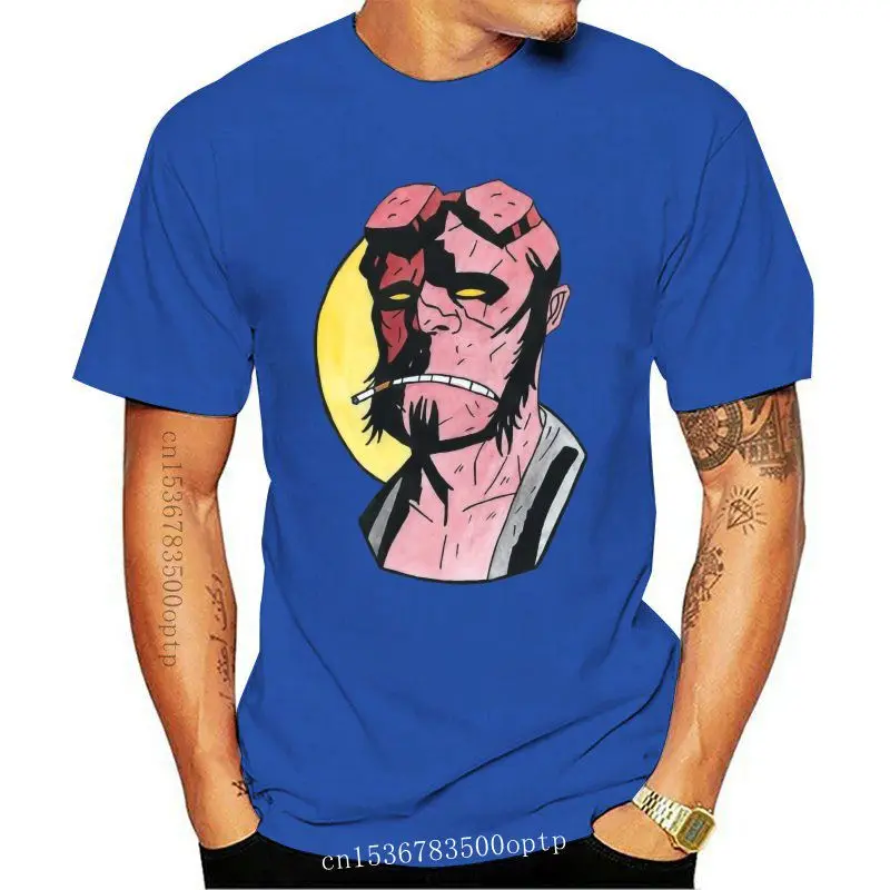 Дизайнерские мужские футболки Hellboy из 100% хлопка, новые футболки с круглым вырезом, футболки с коротким рукавом, детские топы
Дизайнерские мужские футболки Hellboy из 100% хлопка, новые футболки с круглым вырезом, футболки с коротким рукавом, детские топы