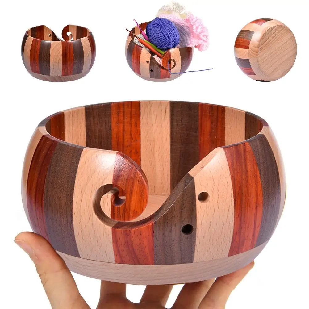 Wood Yarn Bowl Solid Wooden Yarn Storage Bowl Organizer DIY Handmade Yarn Knitted Handcrafred Crochet Sewing Supplies Storage
Wood Yarn Bowl Solid Wooden Yarn Storage Bowl Organizer DIY Handmade Yarn Knitted Handcrafred Crochet Sewing Supplies Storage