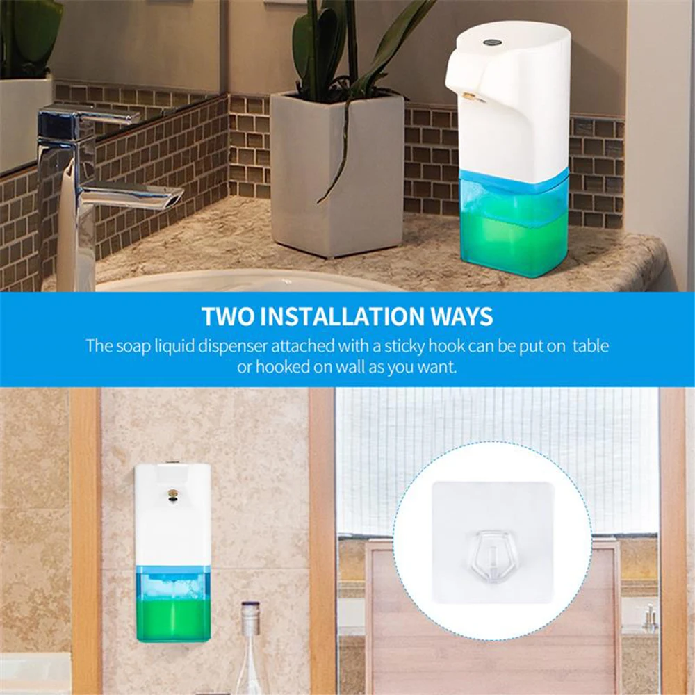 300ml Automatic Liquid Spray Dispenser Touchless Smart Infrared Sensor For Home Kitchen Office School Non-contact Hand Washer
300ml Automatic Liquid Spray Dispenser Touchless Smart Infrared Sensor For Home Kitchen Office School Non-contact Hand Washer