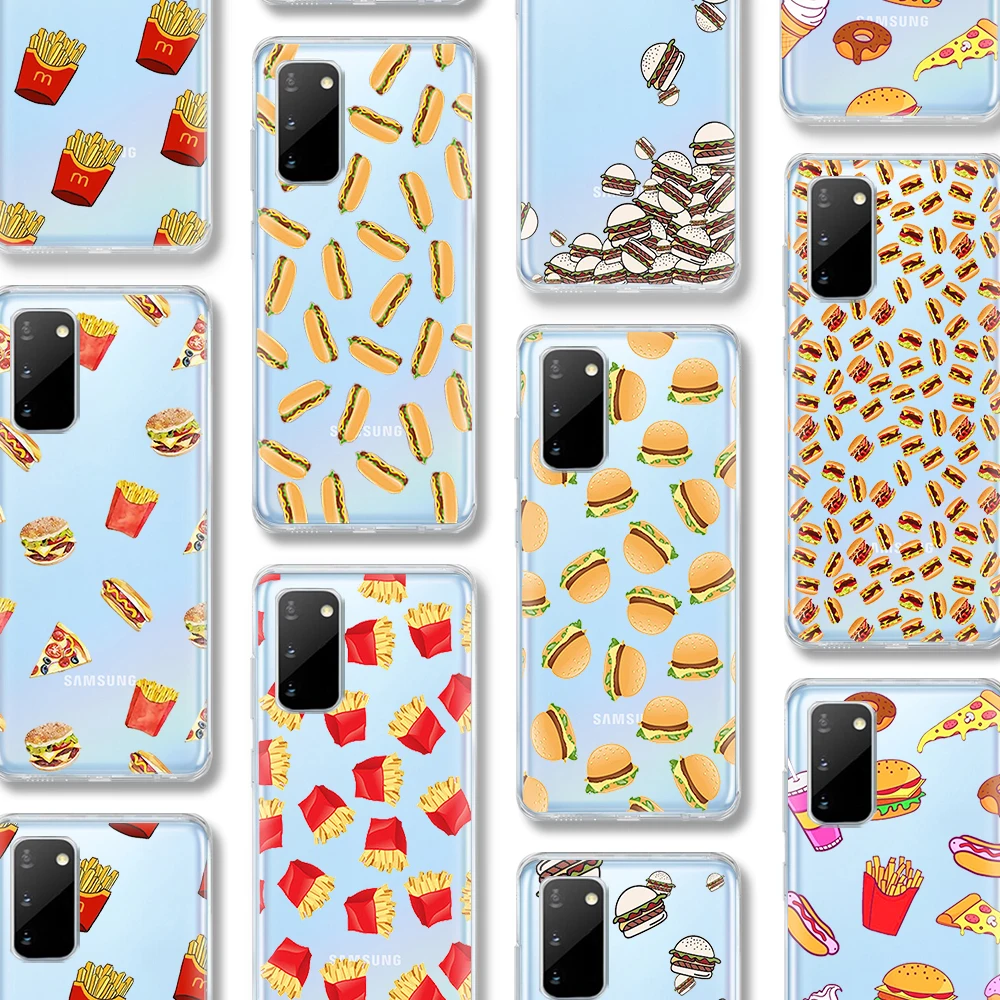 Fries Hamburger Case For Samsung Galaxy A51 A50 S20 S10 A71 A70 A40 S9 S8 A30 S7 S10e Ultra Note 10 9 8 Edge Plus Silicone Cute
Fries Hamburger Case For Samsung Galaxy A51 A50 S20 S10 A71 A70 A40 S9 S8 A30 S7 S10e Ultra Note 10 9 8 Edge Plus Silicone Cute