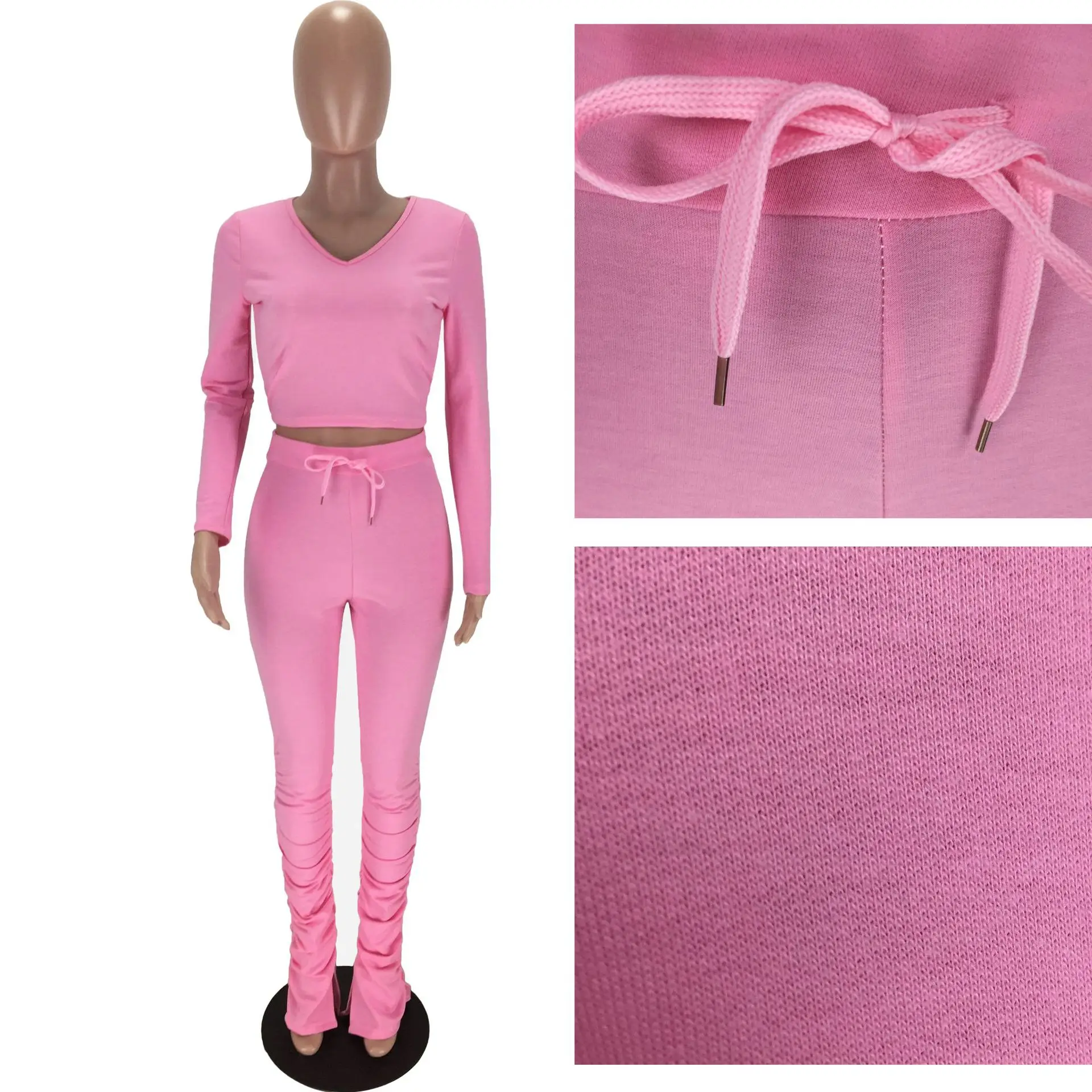 Fitness Women 2 Piece Set Summer Tracksuit Short Sleeve Shirt + Flare Stacked Pant Bell Bottom Matching Sets Womens Sweat Suits
Fitness Women 2 Piece Set Summer Tracksuit Short Sleeve Shirt + Flare Stacked Pant Bell Bottom Matching Sets Womens Sweat Suits