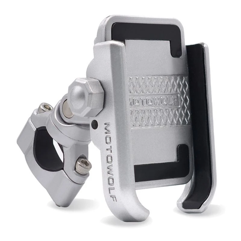 360 Degree Bike Phone Stand Aluminum Alloy Bike Motorcycle Handlebar Phone Holder Stand Mount for iPhone/Xiaomi/Samsung
360 Degree Bike Phone Stand Aluminum Alloy Bike Motorcycle Handlebar Phone Holder Stand Mount for iPhone/Xiaomi/Samsung