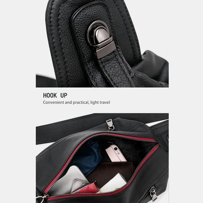 Men's Leather Crossbody Bag Anti-theft Headphone Hole Cowhide Bag Men Shoulder Chest Bag Waist Pack Wallet 6.5 Inch Phone Bag
Men's Leather Crossbody Bag Anti-theft Headphone Hole Cowhide Bag Men Shoulder Chest Bag Waist Pack Wallet 6.5 Inch Phone Bag