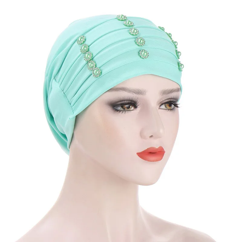 Islam muslim head scarf Head Cover Cap Round Hat Muslim Folds Resuable Turban Hat Bonnet Headscarf Pearl Plain Hijabs headdress 
Islam muslim head scarf Head Cover Cap Round Hat Muslim Folds Resuable Turban Hat Bonnet Headscarf Pearl Plain Hijabs headdress