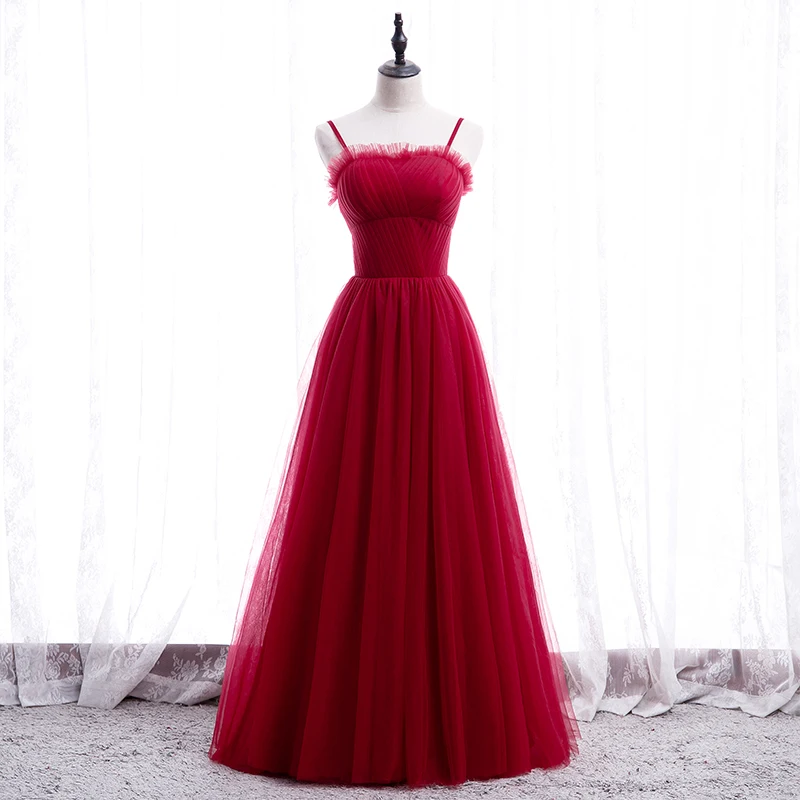 Strapless Evening Dress Sleeveless A-Line Floor-Length Simple Elegant Backless Zipper Back Tulle Party Formal Gown Woman B243
Strapless Evening Dress Sleeveless A-Line Floor-Length Simple Elegant Backless Zipper Back Tulle Party Formal Gown Woman B243