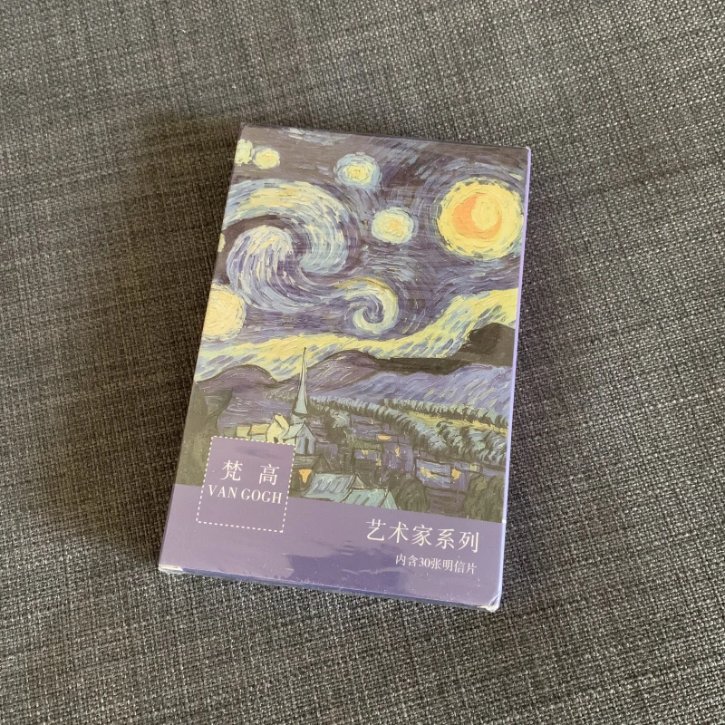 30 Sheets/Pack Van Gogh Oil Painting Postcard vintage Paintings postcards Greeting Card wish Card Fashion Gift
30 Sheets/Pack Van Gogh Oil Painting Postcard vintage Paintings postcards Greeting Card wish Card Fashion Gift