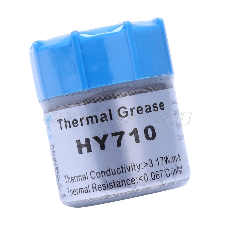 10g HY710-CN10 Thermal Grease CPU Chipset Cooling Compound Silicone Paste 3.17W Drop Shipping
10g HY710-CN10 Thermal Grease CPU Chipset Cooling Compound Silicone Paste 3.17W Drop Shipping