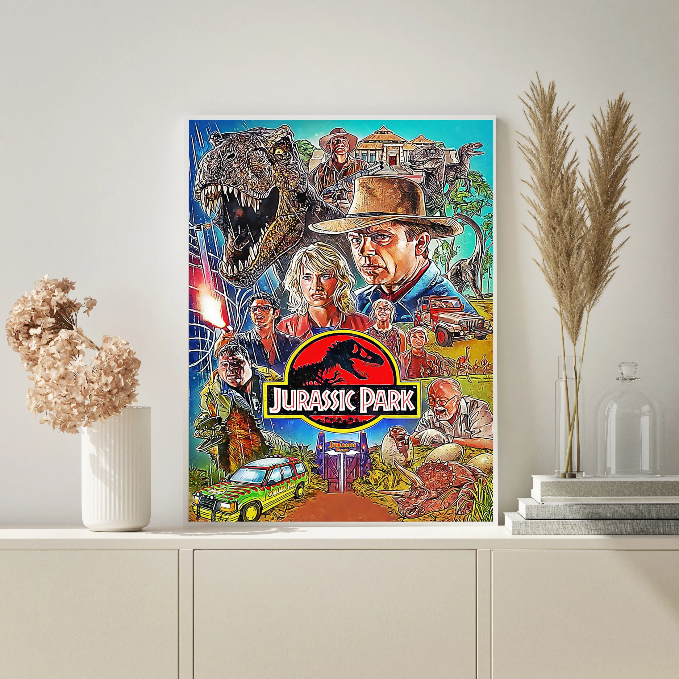 HD Printed Canvas Wall Art Painting Jurassic Park Poster Animal Pictures Modular Modern Style For Home Decor Living Room Framed
HD Printed Canvas Wall Art Painting Jurassic Park Poster Animal Pictures Modular Modern Style For Home Decor Living Room Framed