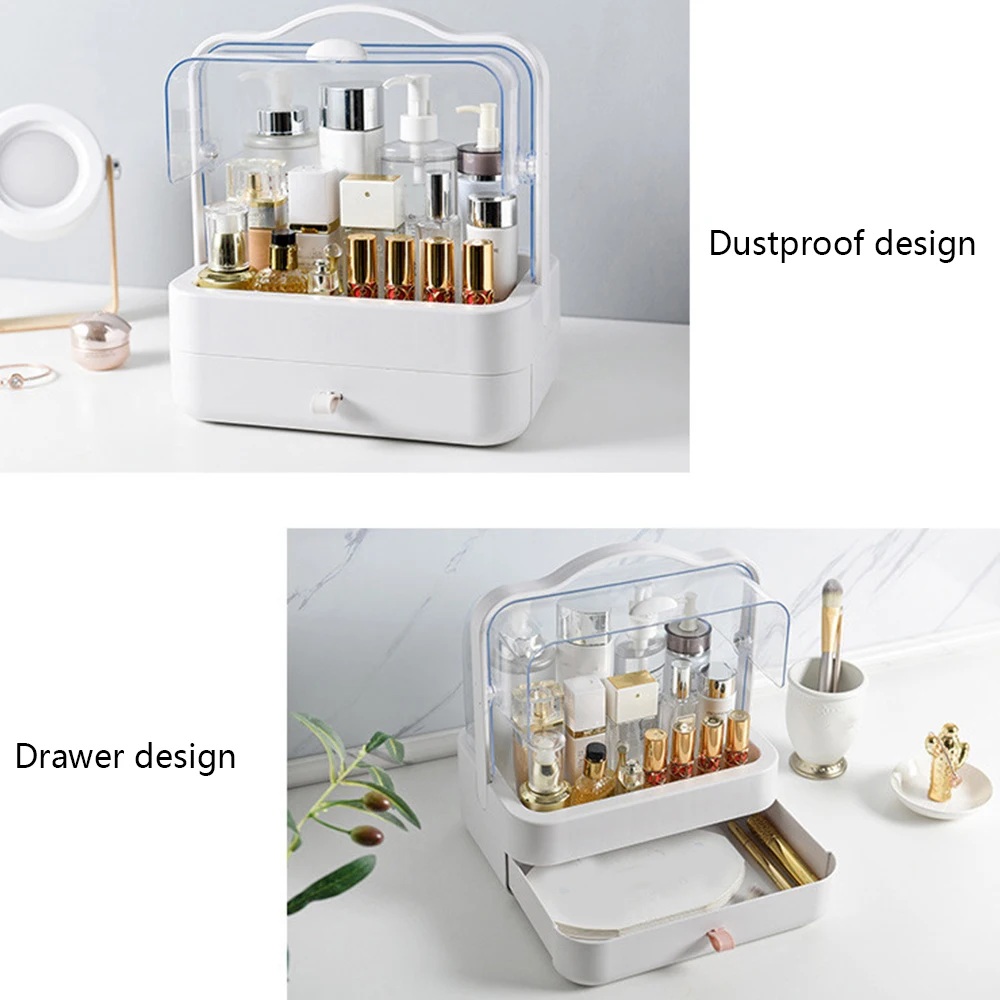 Women Makeup Organizer 35L Plastic Cosmetics Storage Box Jewelry Container Protable Desktop Drawer Storage Bins Boxes Waterproof 
Women Makeup Organizer 35L Plastic Cosmetics Storage Box Jewelry Container Protable Desktop Drawer Storage Bins Boxes Waterproof