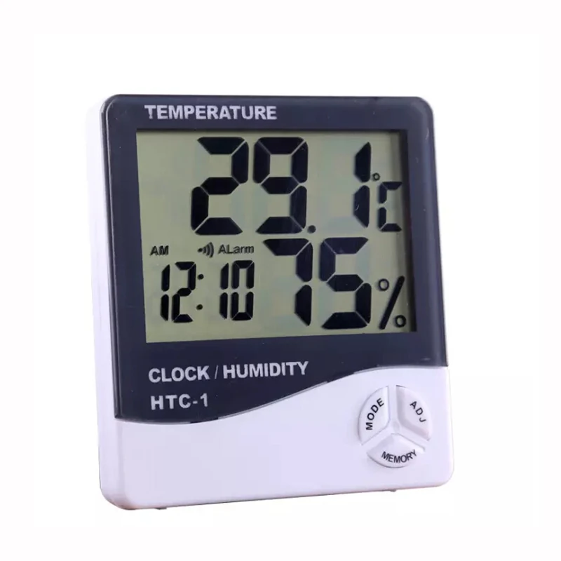 1pcs LCD Digital Temperature Humidity Meter Indoor Outdoor Hygrometer Thermometer C/F Weather Station With Alarm Clock Function
1pcs LCD Digital Temperature Humidity Meter Indoor Outdoor Hygrometer Thermometer C/F Weather Station With Alarm Clock Function