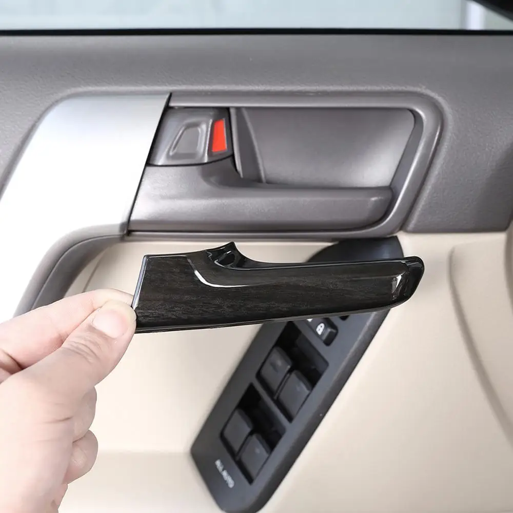 4pcs Black Wood Grain ABS Plastic Interior Door Handle Trim for Toyota Land Cruiser Prado FJ150 150 2010-2018 Models Accessories
4pcs Black Wood Grain ABS Plastic Interior Door Handle Trim for Toyota Land Cruiser Prado FJ150 150 2010-2018 Models Accessories