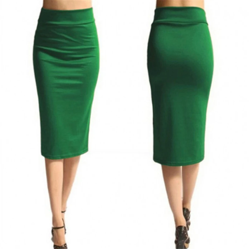 Stretch Slim Knitted Skirts Womens High Elastic Package Hip Mid-Calf Solid Pencil Skirt Lady Rib Acrylic Maxi Skirts
Stretch Slim Knitted Skirts Womens High Elastic Package Hip Mid-Calf Solid Pencil Skirt Lady Rib Acrylic Maxi Skirts