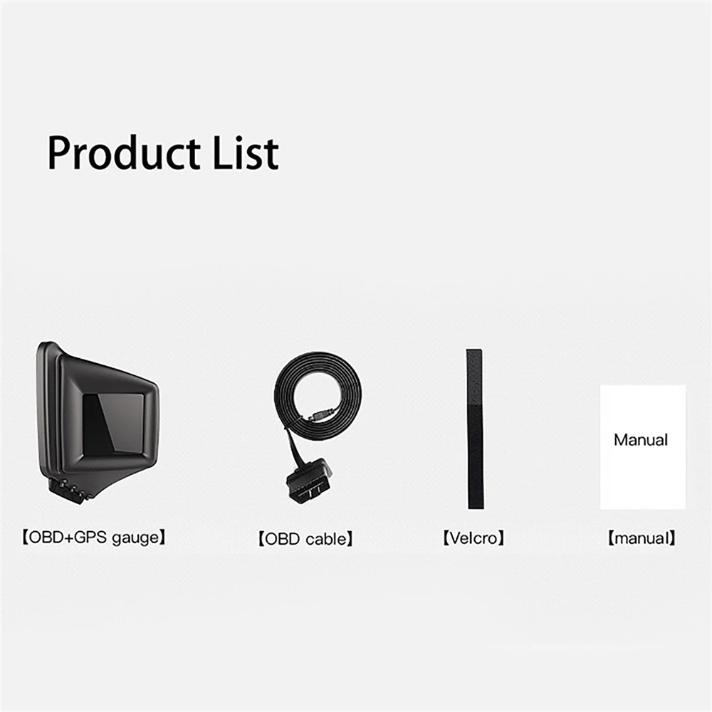 Car HUD Head Up Display OBD GPS Dual System Smart Gauge LCD Code Table On-board Computer
Car HUD Head Up Display OBD GPS Dual System Smart Gauge LCD Code Table On-board Computer