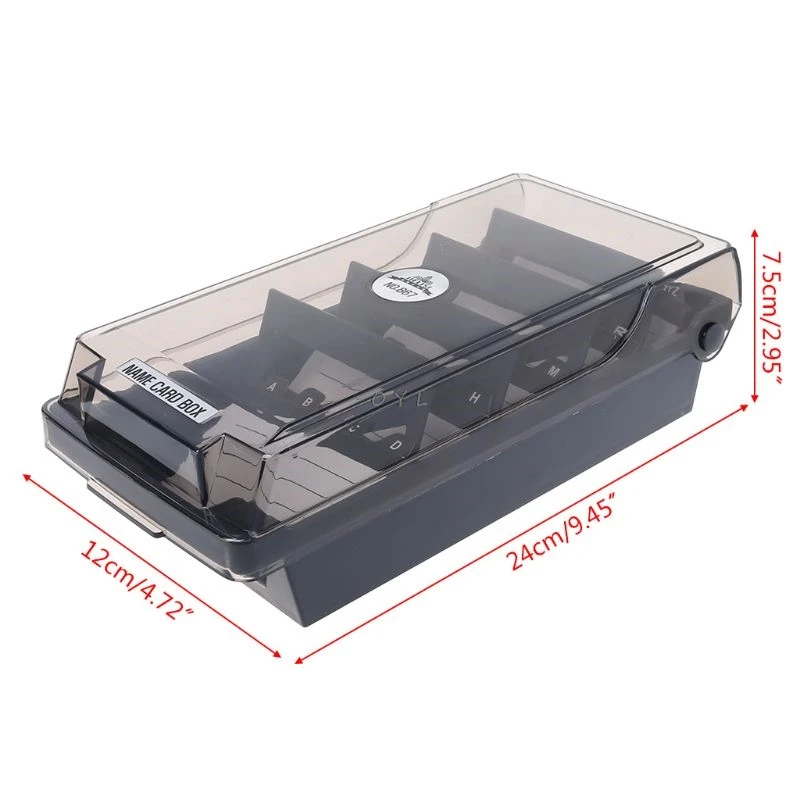 Large Capacity Splitter Index Tabs Business Card Holder Name Card Storage Box Organizer Case
Large Capacity Splitter Index Tabs Business Card Holder Name Card Storage Box Organizer Case