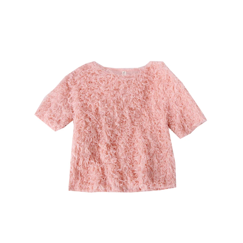Summer Women Pullovers New Fashion Sweet Casual Tops Korean Feather Tassels Furry Round Neck Short-Sleeve PSweaters&Jumpers
Summer Women Pullovers New Fashion Sweet Casual Tops Korean Feather Tassels Furry Round Neck Short-Sleeve PSweaters&Jumpers