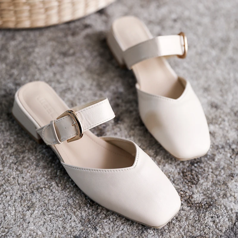 2021 New Elegant Round Toes Mules Women Fashion Summer Shoes For Women Slip-On Slippers Outside White Heels Sandals Ladies Slide
2021 New Elegant Round Toes Mules Women Fashion Summer Shoes For Women Slip-On Slippers Outside White Heels Sandals Ladies Slide