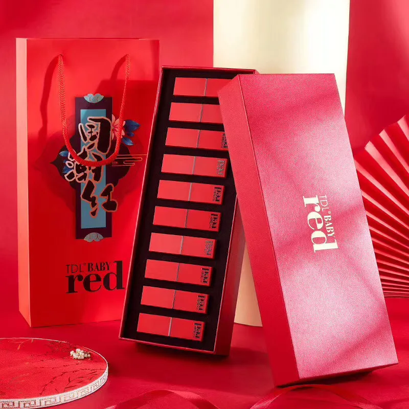 10PCS Moist Lipstick Set Sexy Lipstick Waterproof Long Lasting Lips Make Up Contour Beauty Make Up Cosmetic Kit Red Gift Box
10PCS Moist Lipstick Set Sexy Lipstick Waterproof Long Lasting Lips Make Up Contour Beauty Make Up Cosmetic Kit Red Gift Box