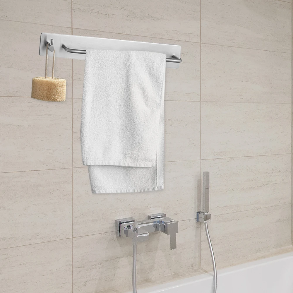 Strong Self-adhesive Stainless Steel Towel Rack Bar Bathroom Kitchen Cabinet Shelf Door Back Hanging Holder Organizer
Strong Self-adhesive Stainless Steel Towel Rack Bar Bathroom Kitchen Cabinet Shelf Door Back Hanging Holder Organizer