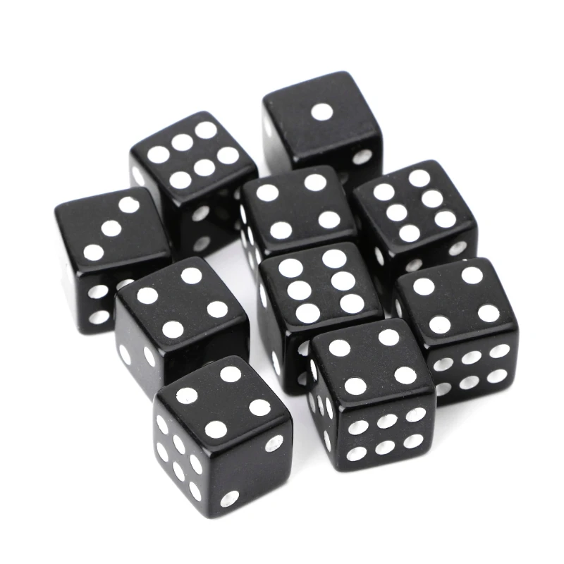 10pcs 15mm Multicolor Acrylic Cube Dice Beads Six Sides Portable Table Games Toy
10pcs 15mm Multicolor Acrylic Cube Dice Beads Six Sides Portable Table Games Toy