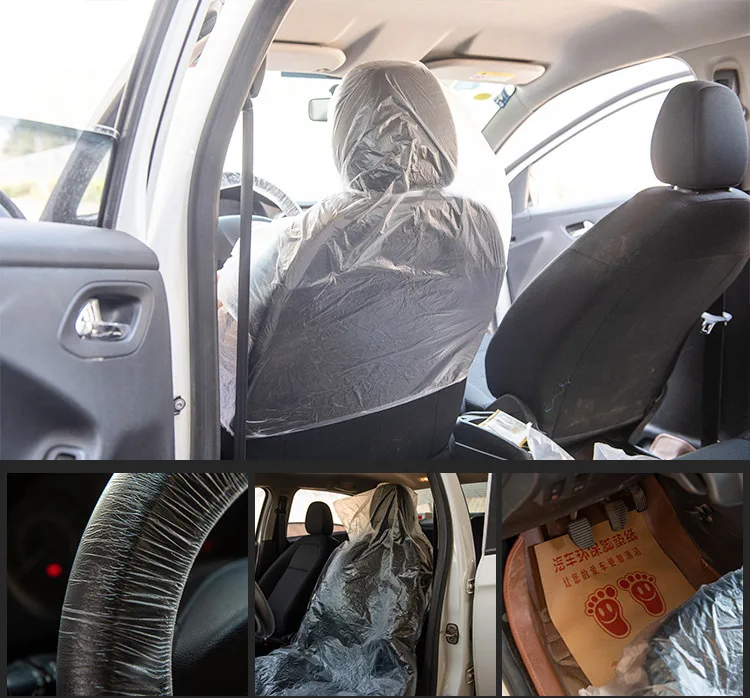 200pcs/set Car Seat Cover Automotive Disposable Plastic Vehicle Maintenance Beauty Automotive Car Seat And Steering wheel Cover
200pcs/set Car Seat Cover Automotive Disposable Plastic Vehicle Maintenance Beauty Automotive Car Seat And Steering wheel Cover