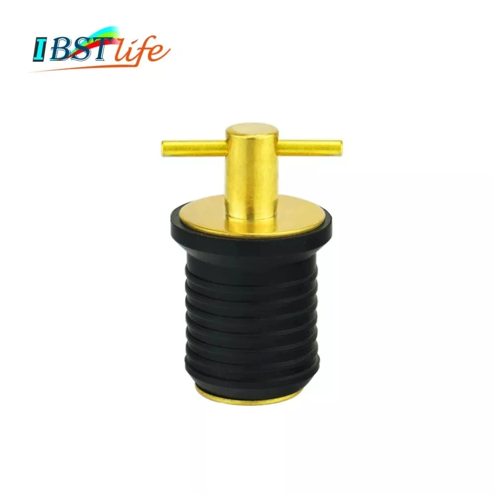 BEST MATEL Rubber Brass T-Handle TWIST-IN Hull Livewell Boat Drain Plug Boat bilge transom seawall baitwell Marine Hardware
BEST MATEL Rubber Brass T-Handle TWIST-IN Hull Livewell Boat Drain Plug Boat bilge transom seawall baitwell Marine Hardware