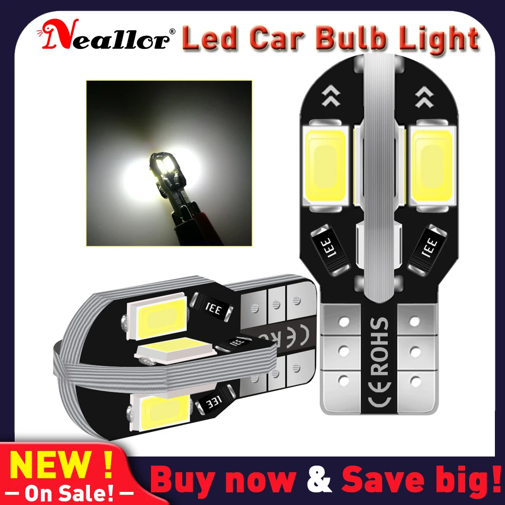 2 шт., Автомобильные светодиодные лампы T10 W5W 168 192, 5730 8smd 12 В 
2 шт., Автомобильные светодиодные лампы T10 W5W 168 192, 5730 8smd 12 В